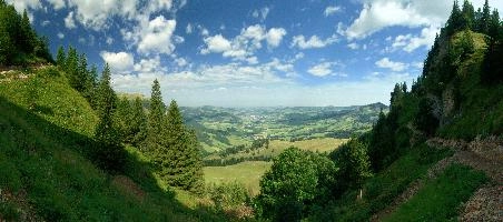 Appenzell, appenzell, switzerland, hoher, mountain, alpine, green, rheintal, rhine, appenzell, fields, valley, kasten, alps, mountains, meadow