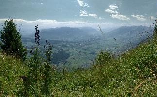 Appenzell, valley, switzerland, hoher, mountains, view, alpine, distance, rhine, swiss, appenzell, walking, stauberen, alps, route, summer, path, green, hiking, river, meadow, kasten, daylight, sunshine, ridge, panorama