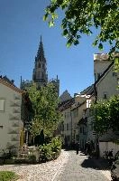 Cathedral in Konstanz, Germany, constance, building, tree, cathedral, tower, dom, bodensee, religion, konstanz, spire, lake, minster, gothic, germany, square, christian, bishopric