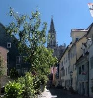Konstanz, cathedral, germany, constance, tree, christian, birch, bodensee, building, konstanz, tower, dom, religion, gothic, spire, square, lake, bishopric, minster