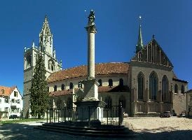 Konstanzer Dom, constance, religion, minster, dom, stone, cathedral, lake, christianity, bodensee, gothic, konstanz, europe, building, germany, spire, tower