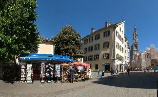 Konstanz, Kiosk, lake, street, konstanz, bodensee, deutschland, constance, shops