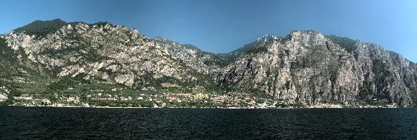 Landscape on Lago di Garda, summer, italy, europe