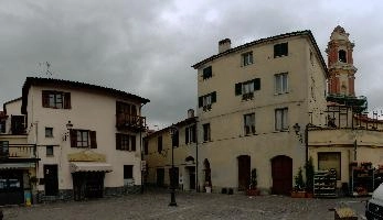 13.68, ligure, church, street, montenotte, delapidated, cairo, italia, tower, italy, neglect, liguria, town, buildings, savona, old, village