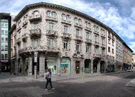 Street, outdoors, lugano, sunshine, mountains, city, alpine, swiss, street, switzerland, urban, alps, commercial, tessin, italian, outdoor, daylight, town, centre, shopping, ticino
