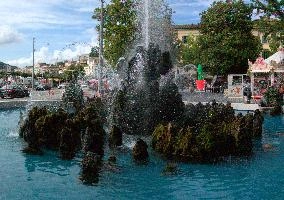 Fountain in Lugano, null