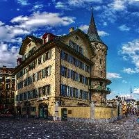 Buildings in Luzern, Switzerland, null