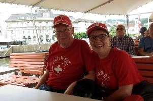 Conni and Marcel on Cruise Boat, null