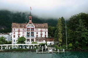 Hotel Vitznauer Hof on the Vierwaldstättersee, Switzerland, null