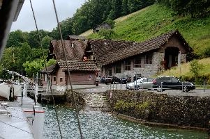 Lake-front at Treib-Seelisberg near Luzern, null