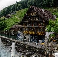 Lake-front house at Treib-Seelisberg near Luzern, null
