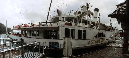 "Stadt Luzern" paddle steamer on Vierwaldstättersee, europe, switzerland, luzern, vierwaldstättersee, lake, ship, steamboat, paddle, steamer, vessel, white, stadt, moored, dock