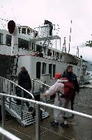 Group outing in Seelis, Switzerland, europe, switzerland, luzern, vierwaldstättersee, lake, ship, steamboat, paddle, steamer, vessel, white, boarding