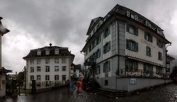 Buildings in Luzern, Switzerland, null