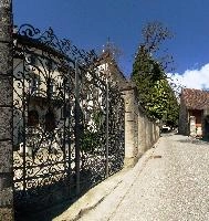 Gates of Maienfeld, iron, rural, switzerland, graubünden, gates, maienfeld, wrought, village