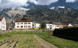 Maienfeld, switzerland, rural, maienfeld, graubünden, village