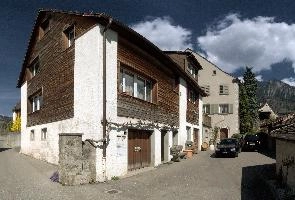 Maienfeld, spring, exterior, village, europe, town, switzerland, maienfeld, building, graubuenden, street, graubünden, outdoors, sunshine, blue sky, rural, alps, scenic, quaint