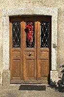 Door of Maienfeld, switzerland, rural, graubünden, maienfeld, village