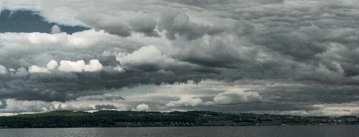 Overcast, constance, water, sky, ferry, storm, lake, weather, bodensee, clouds, cumulus, front, germany, dramatic