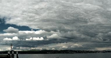 Sky over the Bodensee, constance, water, sky, ferry, storm, lake, weather, bodensee, clouds, cumulus, front, germany, dramatic