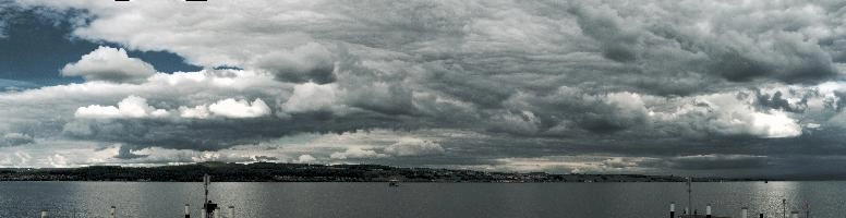 Bodensee, lake, water, ferry, front, storm, bodensee, weather, germany, sky, dramatic, constance, clouds, cumulus