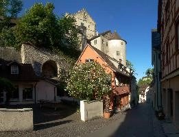 Meersburg, lake, facade, village, summer, mediaeval, meersburg, bodensee, building, deutschland, constance, traditional, exterior, tourism, castle, schloss