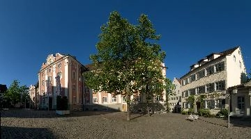 Baroque in Meersburg, schloss, palace, new, lake, town, germany, meersburg, pink, bodensee, urban, baroque, ornate, castle, constance, historic, building