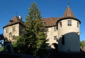 Schloss Meersburg, schloss, fort, burg, lake, sunshine, germany, meersburg, stone, bodensee, blue sky, castle, building, old, constance, summer, historic