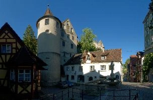 Meersburg, lake, facade, village, summer, meersburg, bodensee, building, deutschland, constance, traditional, exterior, tourism