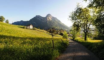 The Gonzen, prominent Swiss alpine peak near Sargans, Sankt Gallen, in the Rhine Valley, rocky, peak, scenery, gonzen, panorama, gallen, view, sankt, switzerland, sargans, europe, alpine, valley, mountains, rhine, alps, mountain, swiss, stone