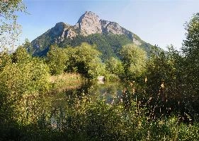 The Gonzen, prominent Swiss alpine peak near Sargans, Sankt Gallen, in the Rhine Valley, rocky, peak, scenery, gonzen, panorama, gallen, view, sankt, switzerland, sargans, europe, alpine, valley, mountains, rhine, alps, mountain, swiss, stone