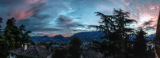 Sunset in Merano, null