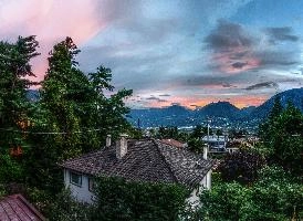 Sunset in Merano, null