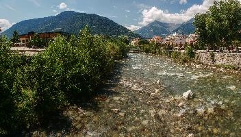 River in Merano, Alto Adige, null
