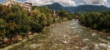 River in Merano, Alto Adige, null