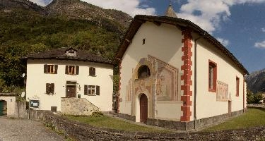 Church in Mesocco, alps, catholic, nicolao, church, landmark, lostallo, switzerland, building, europe, travel, grisons, architecture, landscape, summer, tower, san, history, religion, valley