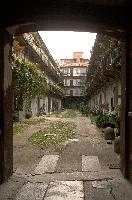 Milano Backstreet, italy, outdoors, residential, arch, street, milan, europe, alley, facade, enclosed