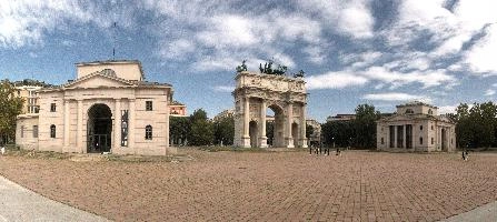 Arco della Pace, Milano, sculptures, architecture, stone, memorial, monument, peace, summer, arch, columns, italy, pillars, milan, neoclassical, europe, horsemen