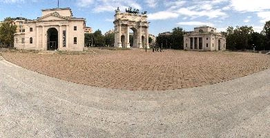 Arco della Pace, Milano, sculptures, architecture, stone, memorial, monument, peace, summer, arch, columns, italy, pillars, milan, neoclassical, europe, horsemen