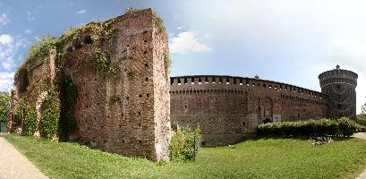 Castello Sforzesco, Milano, sforza, castle, fortification, historic, tower, wall, sforzesco, italy, milan, europe, exterior