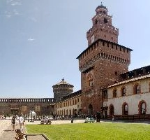 Castello Sforzesco, Milano, italy, milan, europe, 2023