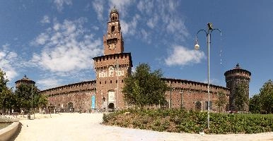 Castello Sforzesco, Milano, sforza, castle, fortification, historic, tower, wall, sforzesco, italy, milan, europe, exterior