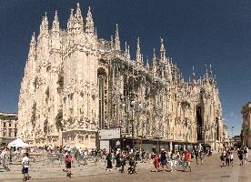 ELLIOTT BIGNELL, catholicism, religion, sunshine, summer, church, cathedral, white, duomo, stone, italy, architecture, milan, monumental, europe, historic