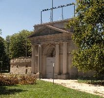 Masonry in Milano, italy, pillars, stone, sempione, park, milan, columns, europe, architecture, facade, exterior, building