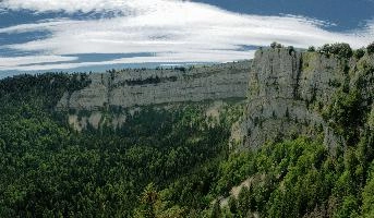Creux du Van, mountains, du, scenic, bay, spectacular, limestone, wild, cliff, french, alps, karst, blue sky, creux, scenery, rocks, tourism, neuchastel, swiss, daylight, alpine, van, clouds, cove, summer, creux du van, switzerland, sunshine, creuxduvan, green, stone, noiraigue, romandie, landscape, rugged