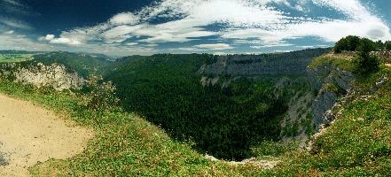Creux du Van, du, cove, sunshine, limestone, karst, creux du van, cliff, steep, creux, switzerland, summer, neuchastel, geology, blue sky, van, sheer, swiss, canyon, scenic, landscape, rock, cliffs, neuchatel, french, romandie, dramatic, view