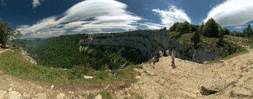 Creux du Van, du, karst, sunshine, neuchatel, limestone, creux du van, cliff, steep, creux, switzerland, summer, neuchastel, geology, blue sky, van, sheer, swiss, canyon, scenic, landscape, rock, cliffs, cove, french, romandie, dramatic, view