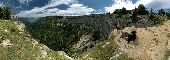 Creux du Van, du, karst, sunshine, neuchatel, limestone, creux du van, cliff, steep, creux, switzerland, summer, neuchastel, geology, blue sky, van, sheer, swiss, canyon, scenic, landscape, rock, cliffs, cove, french, romandie, dramatic, view