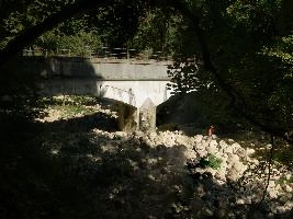 Bridge over river in the Gorge d'Areuses, Romandie, neuchastel, outdoors, countryside, gorge, stony, foliage, scenic, swiss, scenery, switzerland, forest, river, nature, scenic, hiking, autumn, woods, boudry, water, rocky, bed, walking, areuses