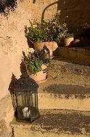 Decorations on house steps in Neustadt, neustadt